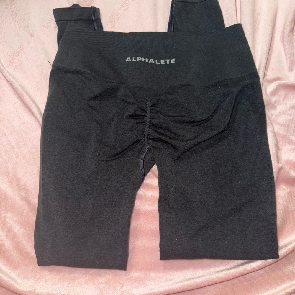 Alphalete Amplify Charcoal Gray Leggings
